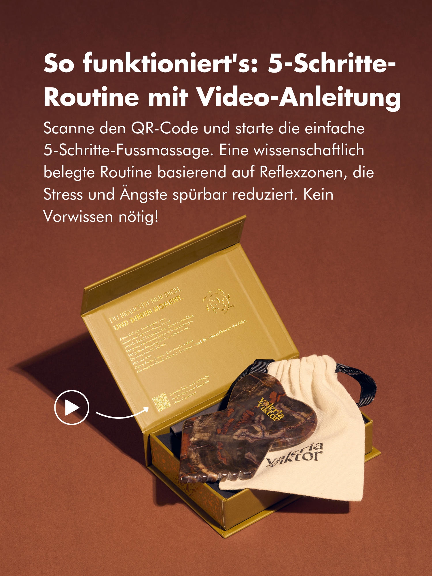 Anti-Stress Fussmassage-Stein